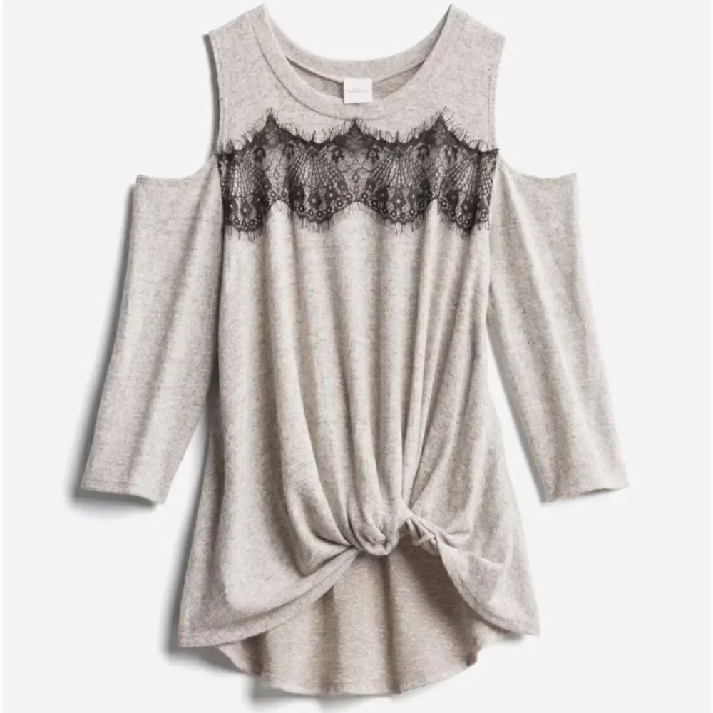AWESOME KNIT Cold Shoulder Top! - Picture 12 of 16